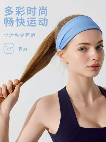 GoHeadActive Signature Sport Headband worn during training
